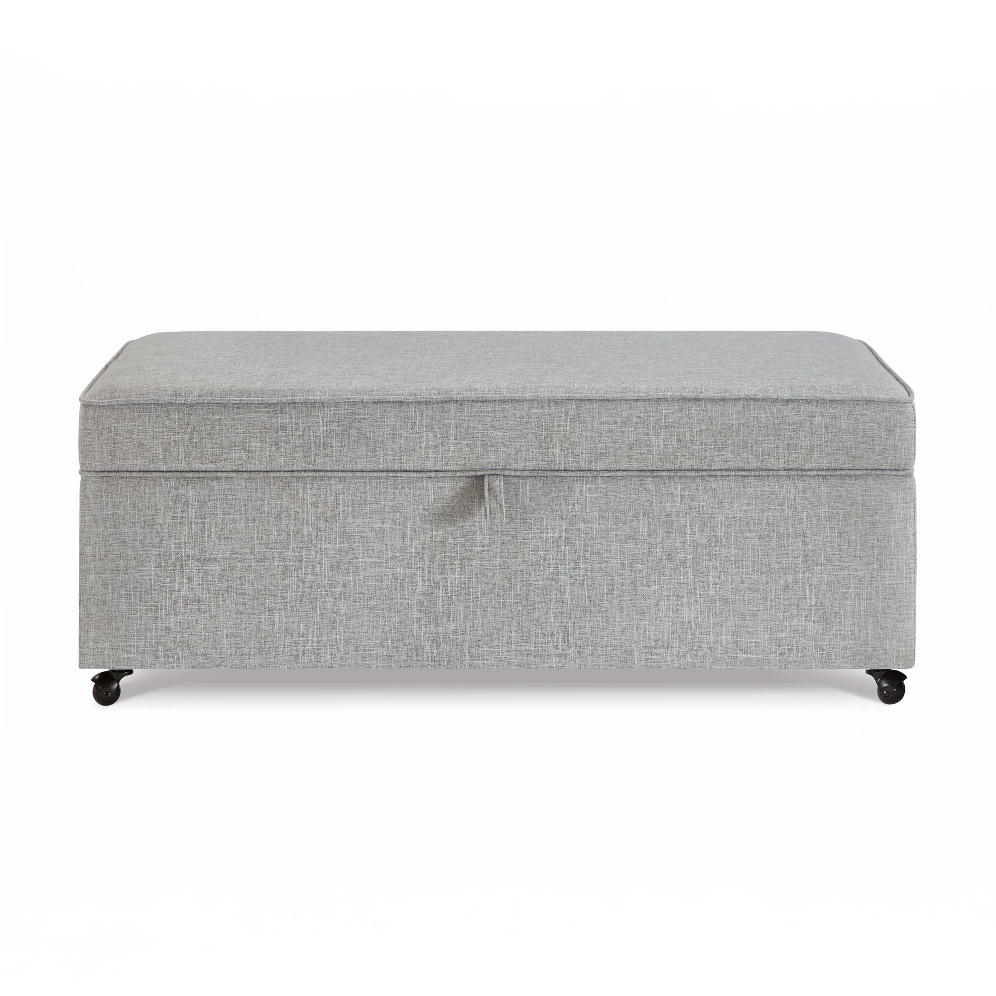 Ophelia &amp; Co. Storage Ottoman With Wheels | Wayfair