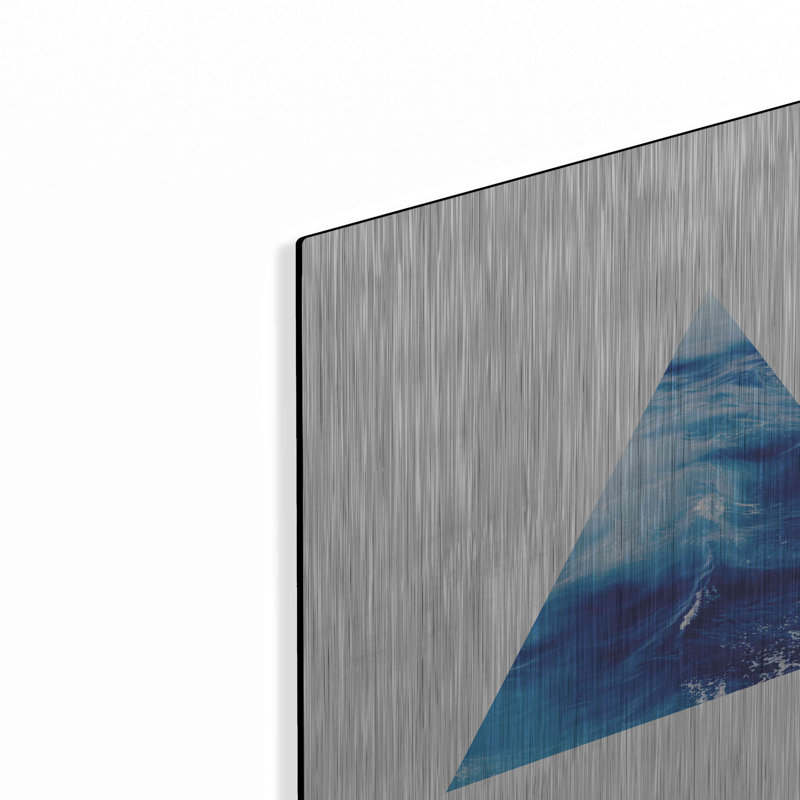 "Ocean Triangle" par Seven Trees Design, H 12 po x l 12 po