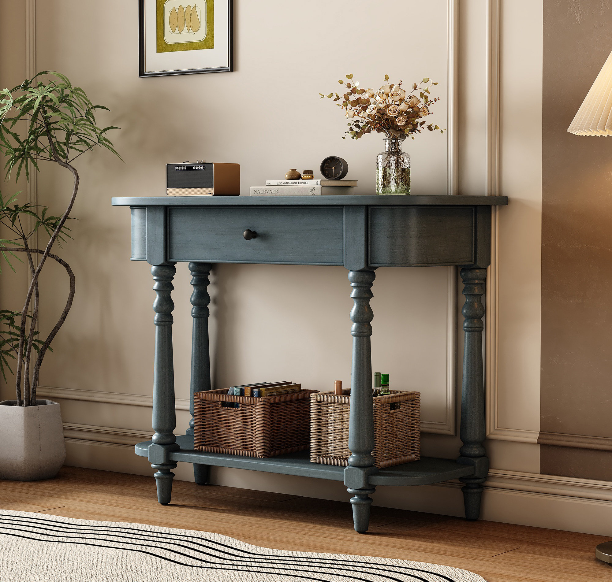 Console Table with Top Drawer