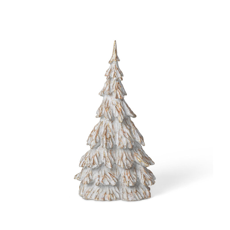 Snowy Tabletop Pine Tree, 11.75" H x 6" W x 5" D