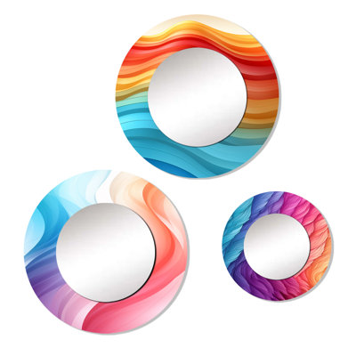 Ugashik Metal Round Mirror