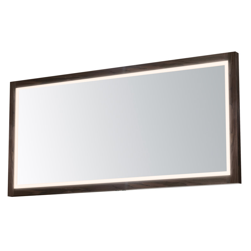 Sawyer-LED Mirror, Walnut