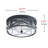 Parvin Glass Flush Mount