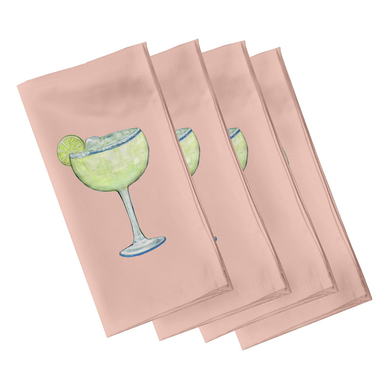 Ensemble de serviettes 4 pièces Josefien, Corail