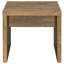 Ensemble de table basse et de table de bout 2 pièces Brianna Mango, alliant charme rustique et simplicité moderne pour des espaces de vie polyvalents