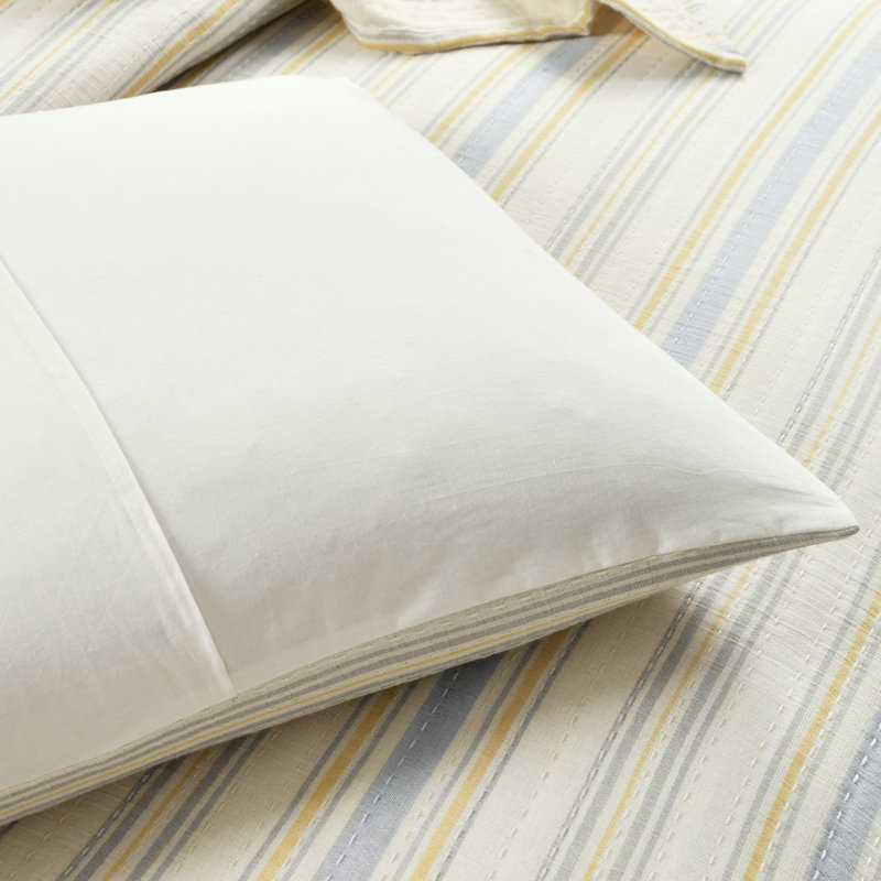 Alsey Cotton 3 Piece Quilt Set, Queen Quilt + 2 Shams