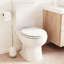 Stick 'n' Lock Round Hard Toilet Seat