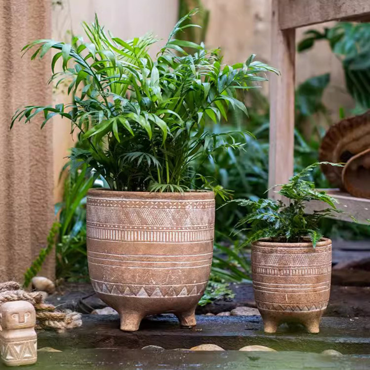 Saihan Pot Planter, 9.6" H x 9" W x 9" D
