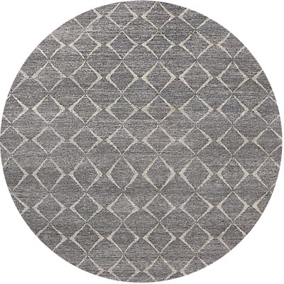 Tapis gris à motif géométrique Baylis