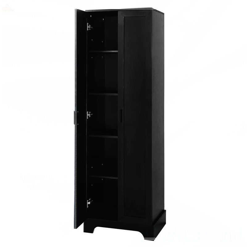 Armoire de rangement avec deux portes pour la salle de bain