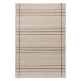Zona Outdoor Striped Area Rug in Sesame/Beige