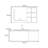 European minimalist style bathroom cabinet