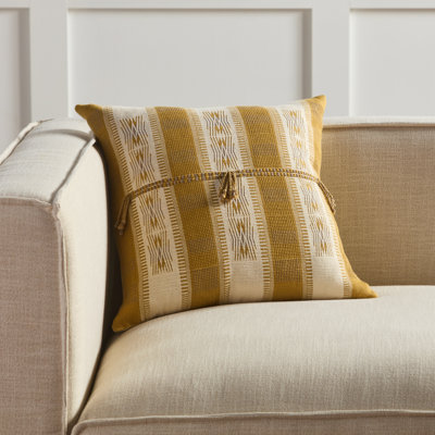 Nagaland Pillow Striped Cotton Pillow Cover