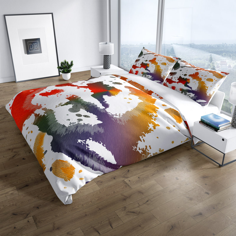 Bedding, Queen Duvet Cover + 2 Shams
