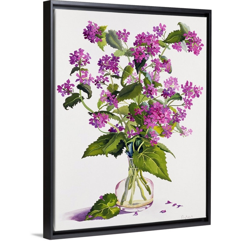 «Honesty» par Christopher Ryland, reproduction sur toile, 18" H x 14" W x 1.75" D, Cadre noir