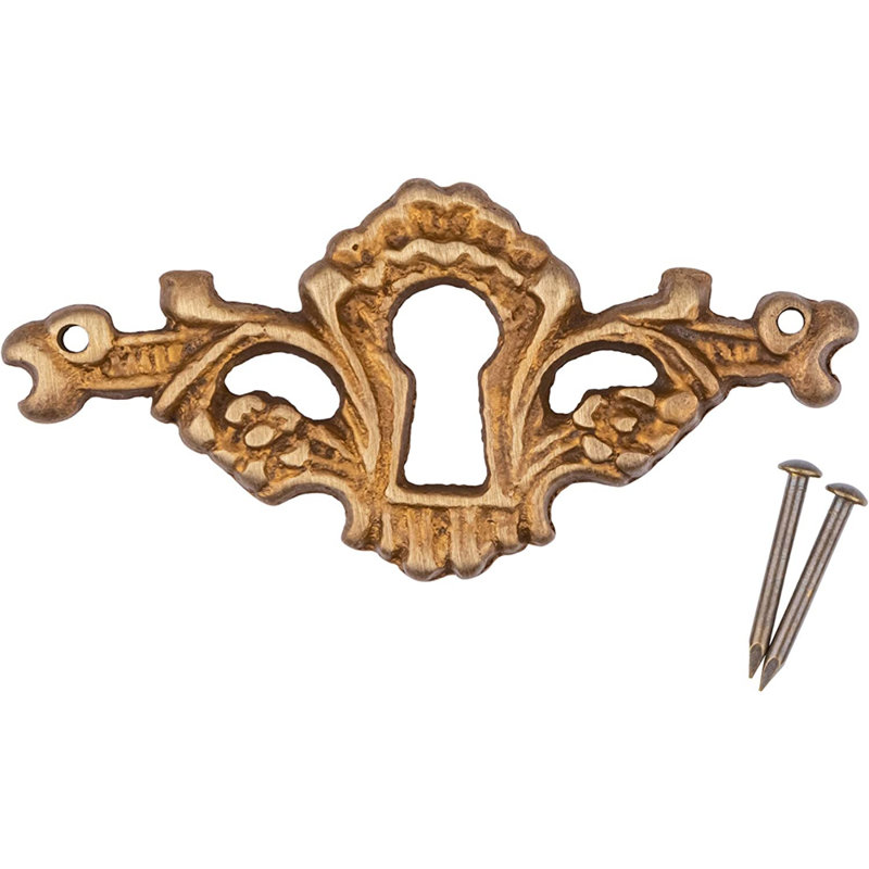 Housse décorative victorienne en laiton antique