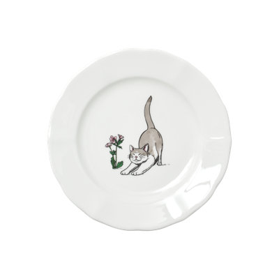 Assiette 6 po Thibaud Herem Objet (chat)