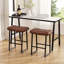 Upholstered Counter Stool with Metal Frame-1497666064-1497666049-1501719986