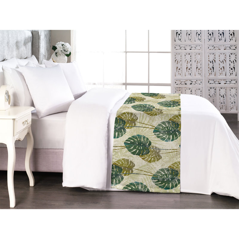 Tapis de couloir Ambesonne Monstera, Grand lit