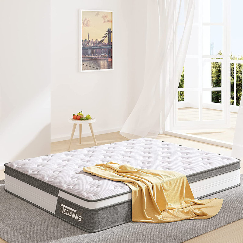 Blue Elephant Pillow Top Pocket Sprung Mattress, Double (4'6)