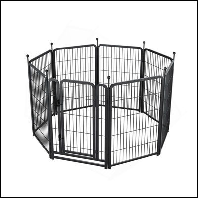 Parc pour chien avec 8 panneaux de 40 po de hauteur pour enclos de chiot pour chien