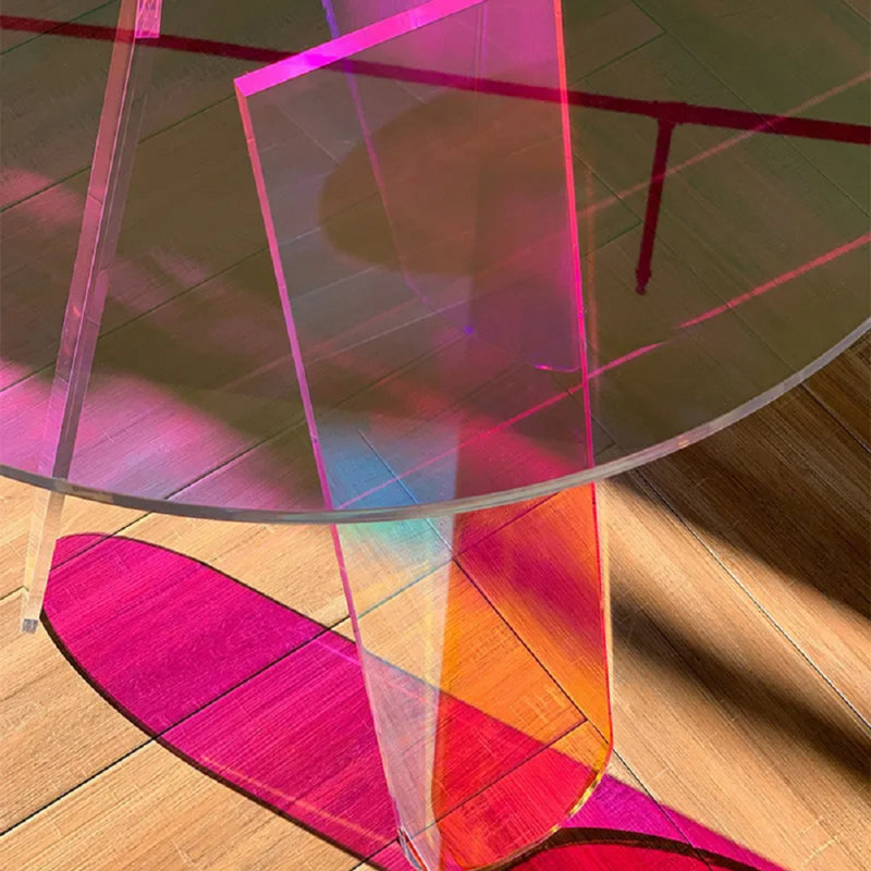 Aroca Glass Top End Table