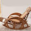 Comfortable rattan rocking chair