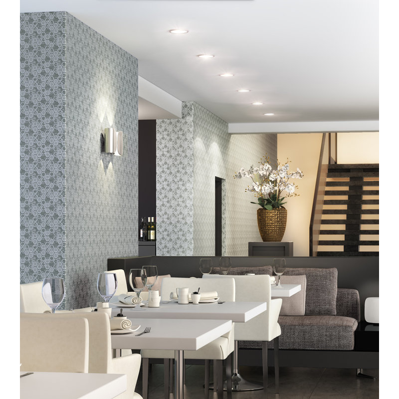Hexagon Inspiration Geometric Wallpaper Roll, Glacier