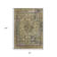 Tapis d'intérieur / extérieur 8 pi x 10 pi vert à motif artichaut lavable