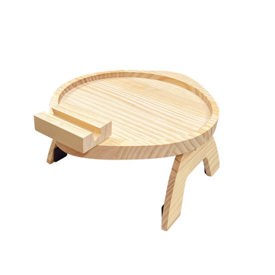 Solid Wood Couch Arm Tray Table,Sofa Arm Tray Table Clip