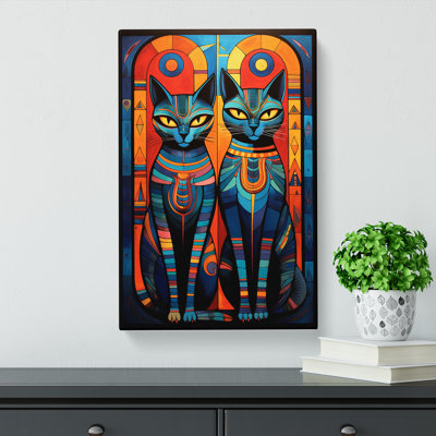 Egyptian Cat Symbolism - No Frame Print