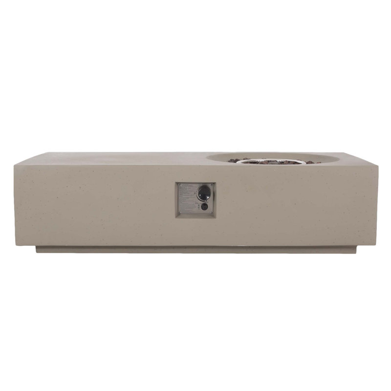 Rectangle 14.75" Mgo Fire Pit-50 000 Btu