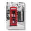 A Red Telephone Box in Abstract - Wrapped Canvas-55367978