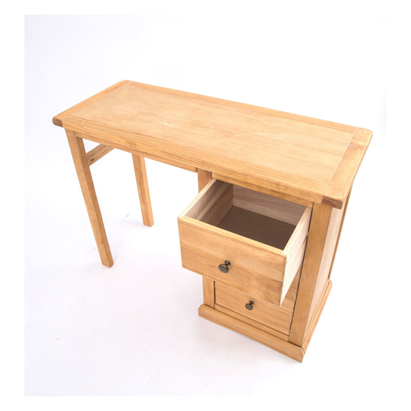Dressing Table, Brown, Antique Brass