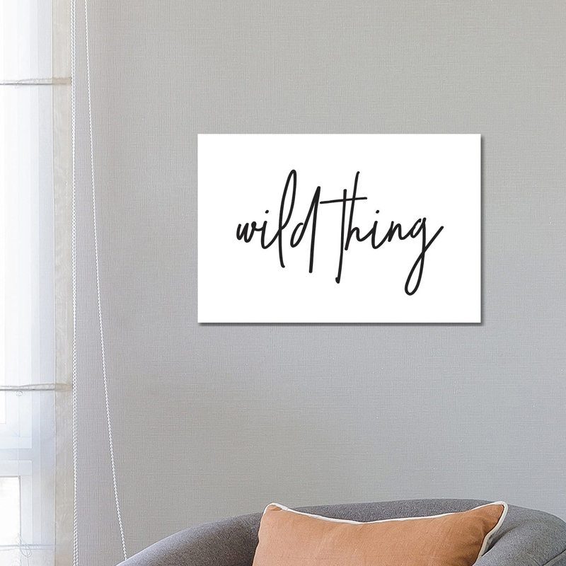 Wild Thing I by Honeymoon Hotel - Wrapped Canvas Print, 66.04 cm H x 45.72 cm W x 1.91 cm D
