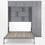 Grand lit escamotable avec garde-robe et armoire-1760622128
