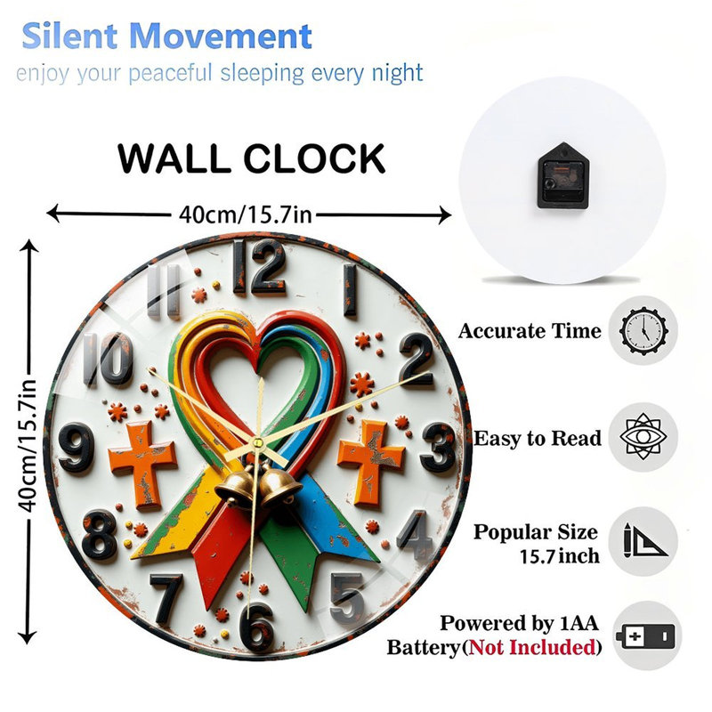 Horloge murale 16 po