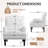 Annalese 28.5'' Wide Modern Leather Armchair-71856050