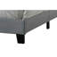 Grand lit en gris - Fabrication et tissu d'aspect contemporain avec rembourrage durable