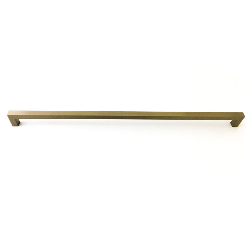 Poignée barre carrée 17,75 po, Champagne doré
