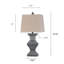 Lampe de table 33,5 po Mancia-632915242