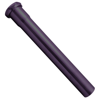 Westbrass D422-12 Slip Joint Extension Tube - 1-1/2" X 8" Oil Rubbed Bronze Drain Extension