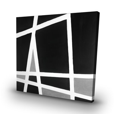 abstract shapes - 32"x32" art on canvas
