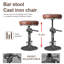 Tabouret de bar pivotant à hauteur ajustable Jeptha