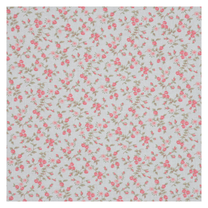 Allure Floral Foliage Fabric, Bermuda Blue