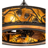 Whispering Pines Downrod Ceiling Fan