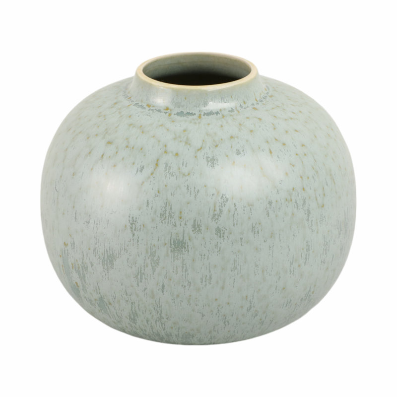 Pottery Earthenware Decorative Vase Handcrafted Modern Accent Piece for Shelves, Tables, and Interior Styling