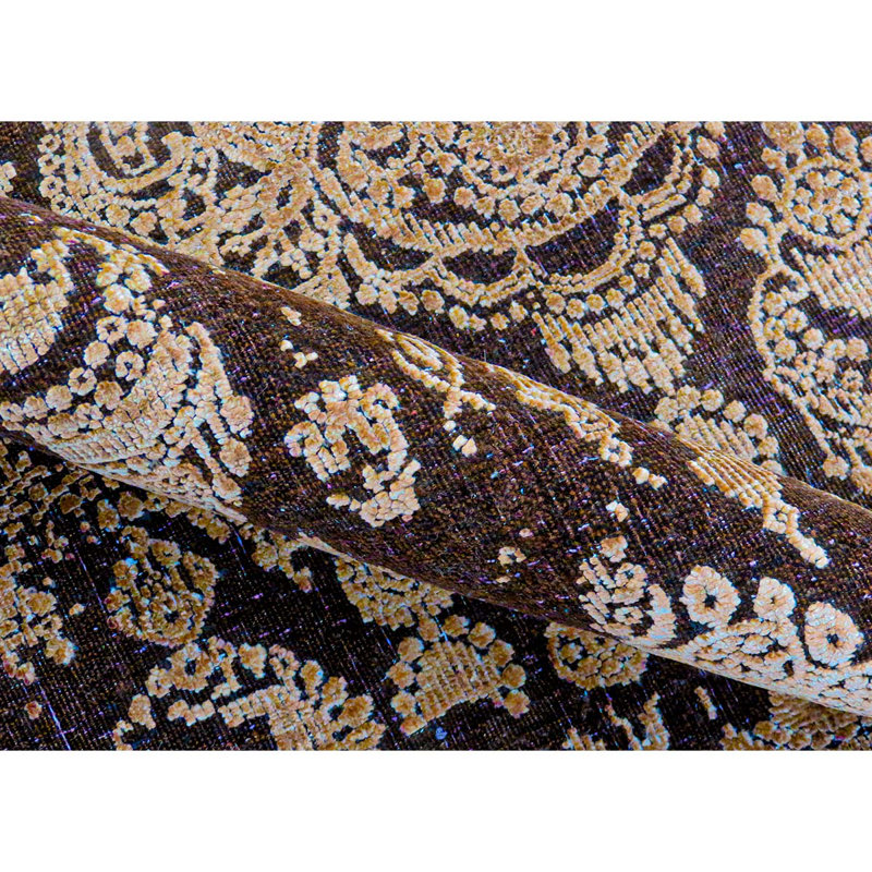 Ikat Area Rug, Rectangle 8' x 10'