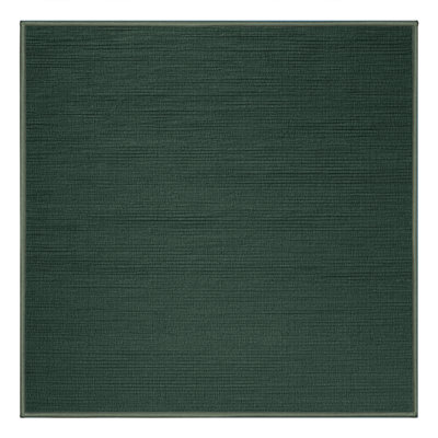 Tapis vert uni lavable à la machine