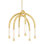 Zeme Dimmable LED Teardrop Chandelier by Noz Nozawa for Corbett Lighting
